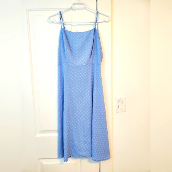 🌟3 for $25- Light blue polka dot dress - Picture 1 of 5